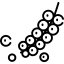 Illustration gemahlener schwarzer pfeffer
