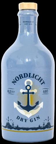 Abbildung einer Gin Flasche Nordlicht Dry Gin