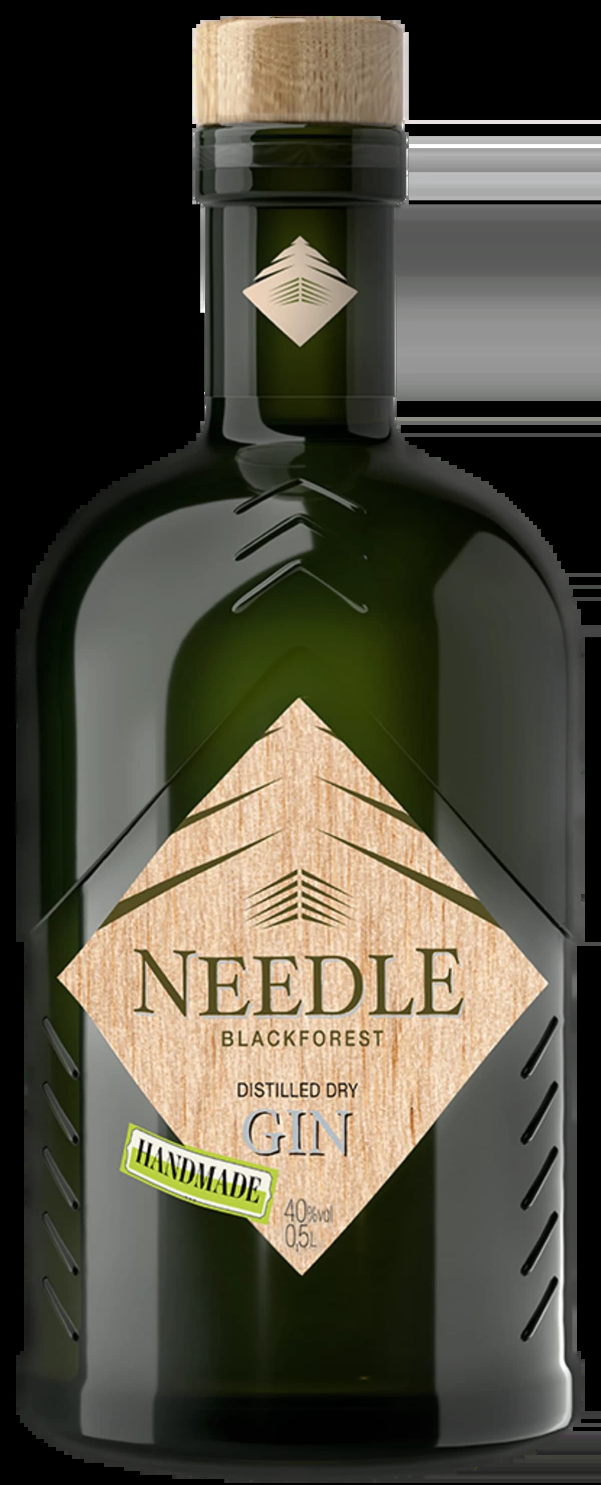 Abbildung einer Gin Flasche Needle Black Forest Distilled Dry Gin