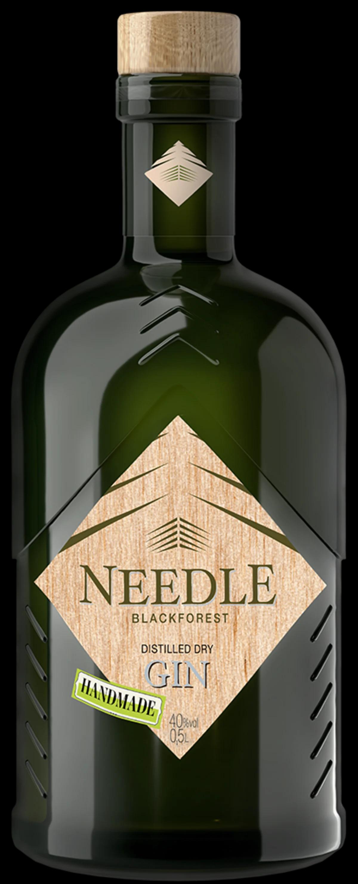 Abbildung einer Gin Flasche Needle Black Forest Distilled Dry Gin