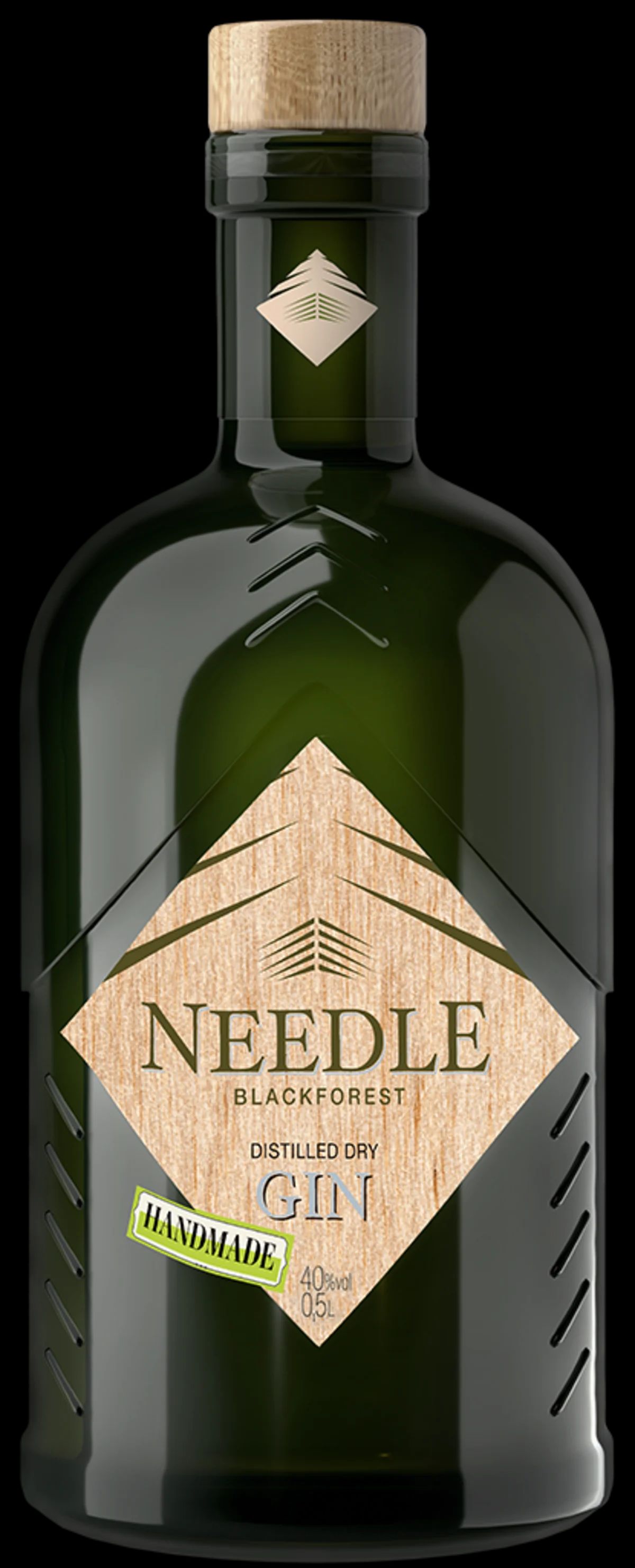 Illustration Needle Black Forest Distilled Dry Gin