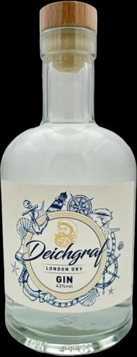 Illustration des Gins Deichgraf London Dry Gin